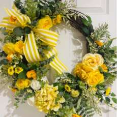 Spring Grapevine Wreath