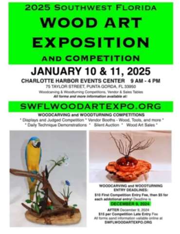 2025 WOOD ART EXPO Flyer