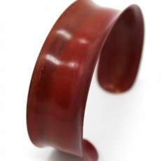 Red Patinated Cuff Bracelet