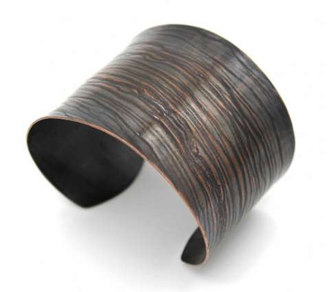 Copper Woodland Cuff Bracelet