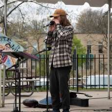 Who's You'Re Mama Earth Day Festival 2024 | Standing Rock Cultural Arts | Downtown Kent, Ohio | Cameron Mack Playing Jaw Harp