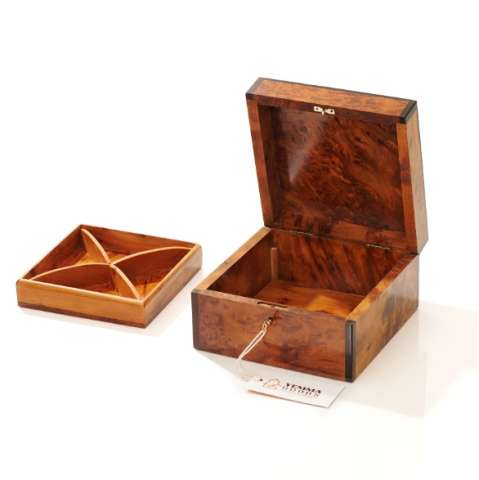 AKAL Thuya Wood Burl Box