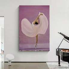 Ballerina in Piano Room