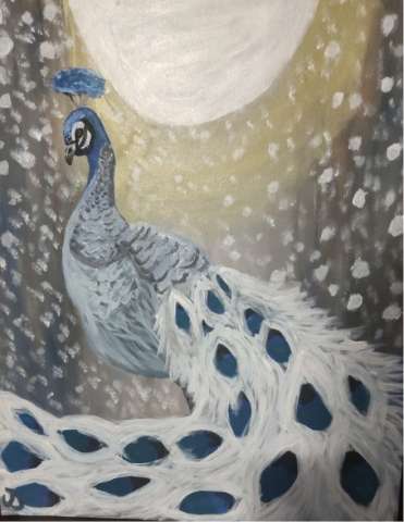 Winter Peacock