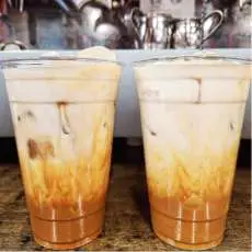 Iced Caramel Lattes