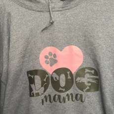 Dog Mama Sweatshirt Example