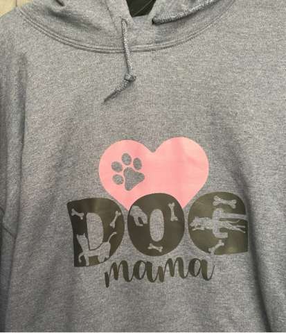 Dog Mama Sweatshirt Example