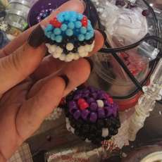 3d Beaded Pokeball