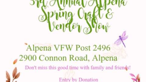 Third Alpena Spring Craft/Vendor Show