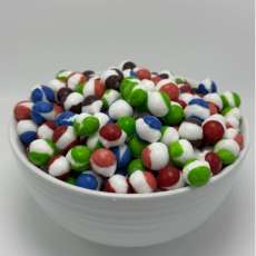 Crispy Berry Balls (Freeze Dried Berry Skittles)