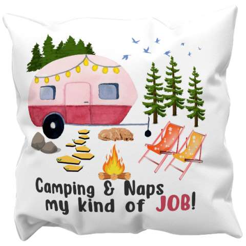 Pillowcase Cover Ft: Camping & Naps