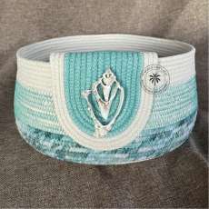 Whisper of the Waves Handcrafted Basket