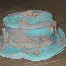 Concrete Lidded Pot Fishing Hat