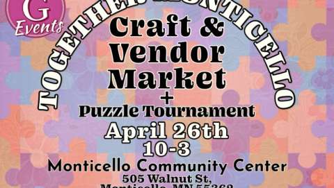 Together Monticello Craft & Vendor Market & Puzzle Tour