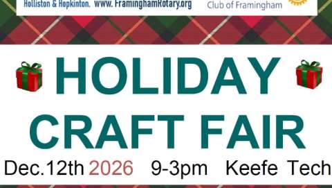 Framingham Rotary 2026 Holiday Craft Fair