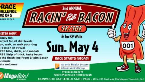 Racin' For Bacon 5k/10k and 1m K9 Walk