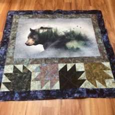 Bears and Paws Quilted Wall Hanging