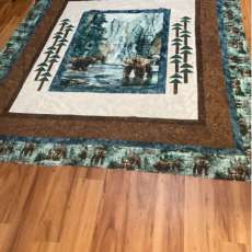 Northern Tracks Queen Quilt