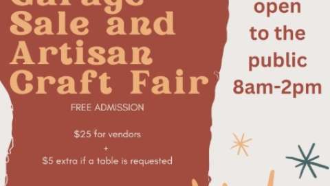 Rhodes Foundation Garage Sale and Artisan Craft Fair