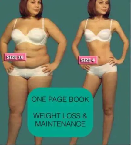 Free Weight Loss & Maintenance - ONE PAGE BOOK - Nurse Pattye Anderson NP