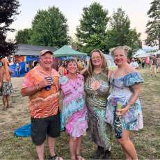 Ice Dye at a Festival