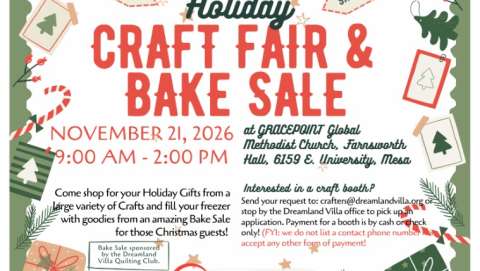 Holiday Craft Fair and Bake Sale