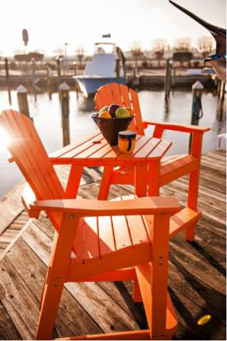 Curved Bar Chair - Set