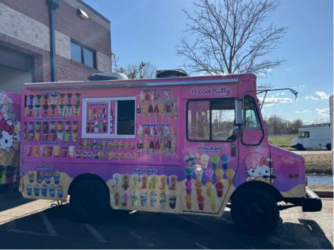 Hello Kitty Ice Cream Truck