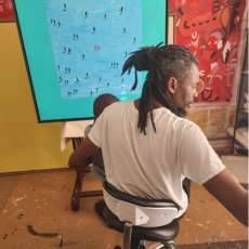 Working in My Studio