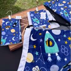 Matching Burp Cloth, Blanket and Receiving Blanket