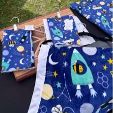 Matching Blankets and Burp Cloths