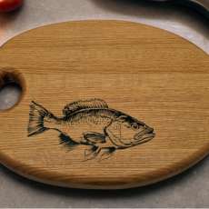 Bass Inlaid Cutting Board