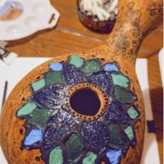 Bird House Gourd Art