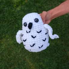 Handmade Snow Owl
