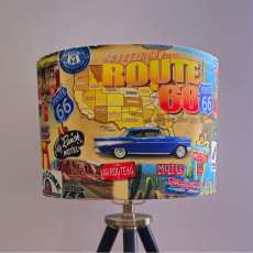 Route 66 Lampshade