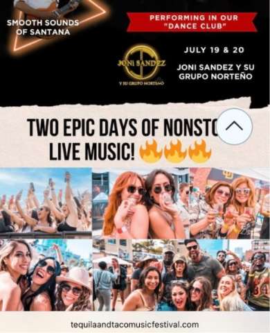 Was a Pleasure Performing at the Tequila and Taco Music Festival!