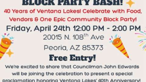 Ventana Lakes 40th Anniversary Party