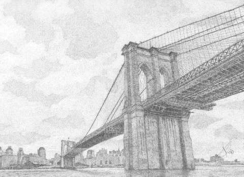 Brooklyn Bridge, New York, New York