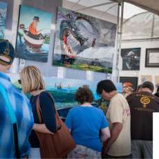 Artist Mark Ludy's Booth