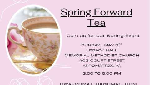 Spring Forward Tea - Women of Hope