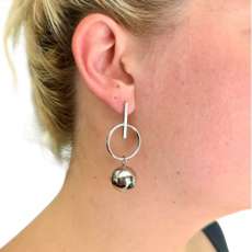 Pendulum Stud Earrings
