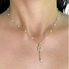 Pearl Flower Necklace