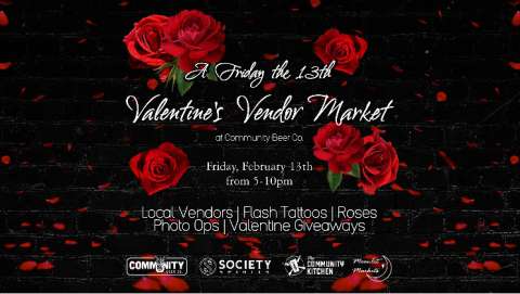 Friday the 13th Valentine's Vendor Market