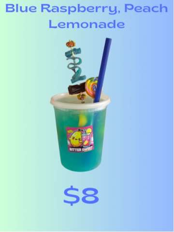 Blue Raspberry Peach!