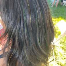 Gold and Green Fairy Hair