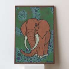 Elephant Abstract Painting