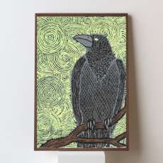 Raven Abstract Painting