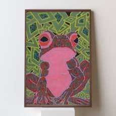 Frog Abstract Painting