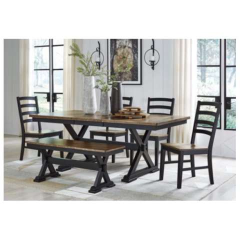 6 Pc Dining Table by Ashley