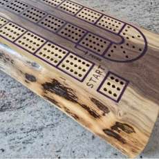 Walnut Cribbage Board